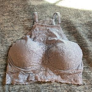 Grey PINK Victoria secret bralette!